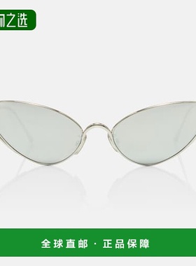 香港直邮LOEWE 罗意威 女士 标志猫眼太阳眼镜 metal金属色 舒适
