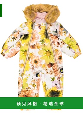 1h可退 香港直邮Molo 婴儿 Pyxis 花朵儿童风雪服童装 colorful花