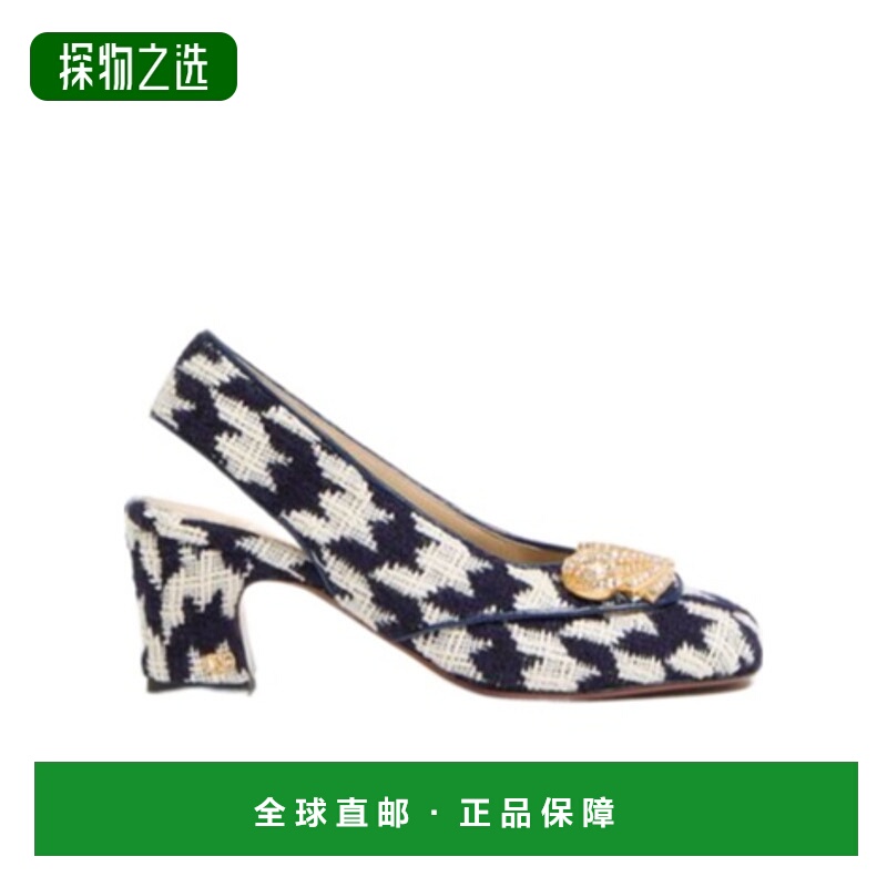 香港直邮Valentino 粗花呢高跟鞋 WS0MJ8HXJ