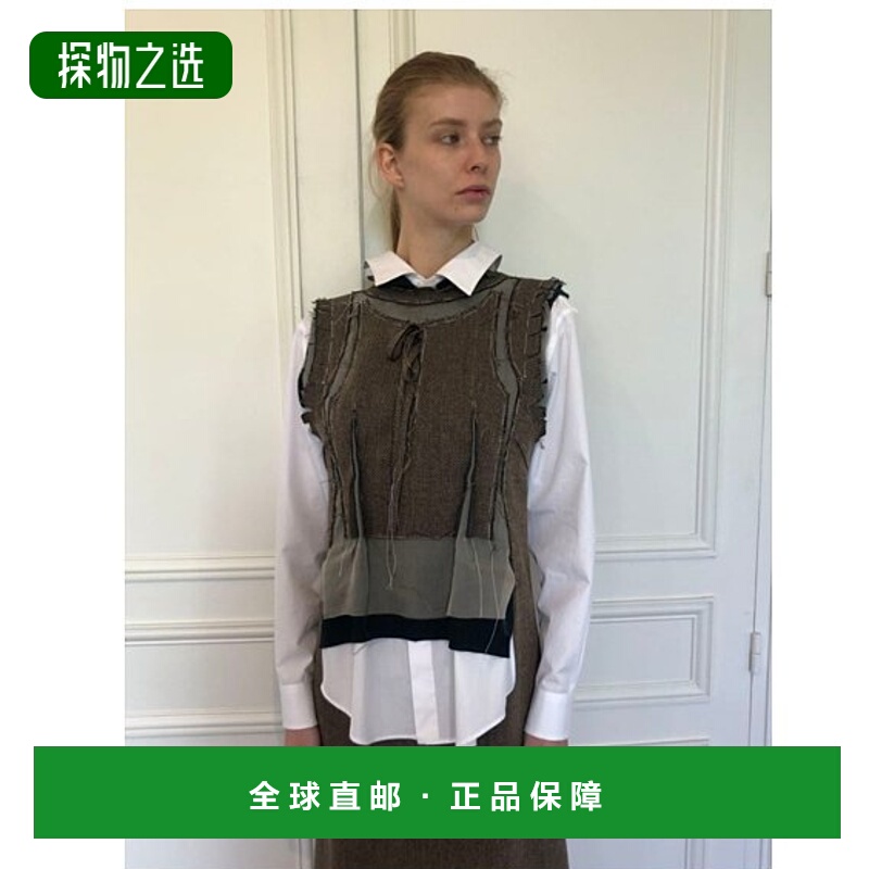 香港直邮Maison Margiela 手工拼接背心 S51CU0240S53774上衣