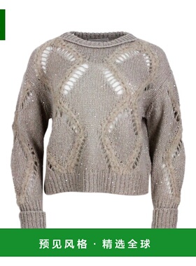 香港直邮ANTONELLI 女士针织衫 DRUSILLA41681PB4 AW2025 棕色