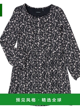 欧洲直邮IKKS  MALACHITE 女童服装短连衣裙 XT30072-02-C