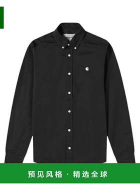 香港直邮CARHARTT WIP 男士衬衫 I023339K02XX CO 黑色 徽标衬衫