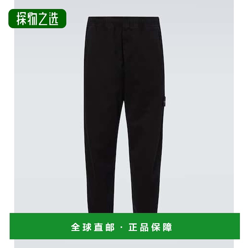 香港直邮Stone Island 石头岛 男士 Compass 棉质斜纹棉布裤