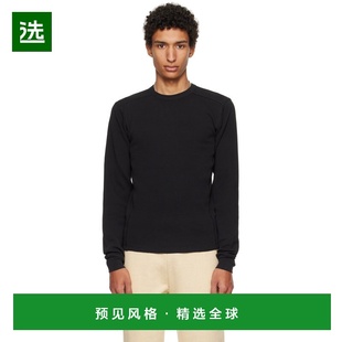 1h可退 香港直邮Entire Studios 男士 黑色 Thermal 长袖 T 恤 ES