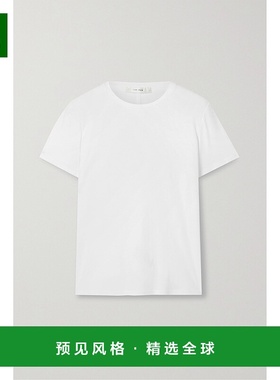 香港直邮The Row 女士 短袖T恤 852F911 white白色 舒适时尚