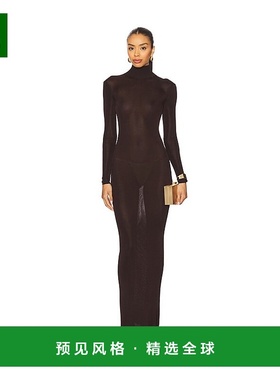 1h可退 香港直邮Self-Portrait 女士 针织长款连衣裙 SS25945XBR