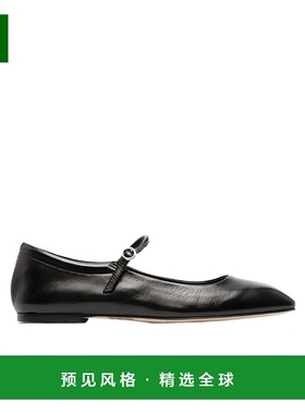 香港直邮Aeyde 徽标平底鞋 A11FLRAZS8MFL0122800007BLACK