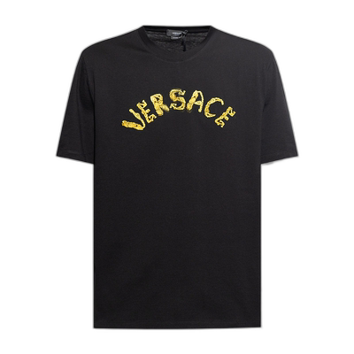 香港直邮Versace 圆领短袖T恤 10106411A07700范思哲男装