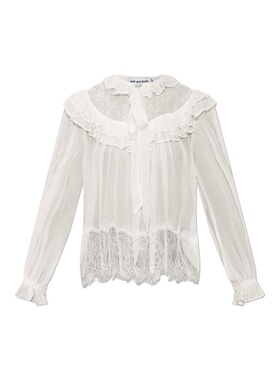 香港直邮SELF-PORTRAIT 女士衬衫 RS26192TW0WHITE SS2026