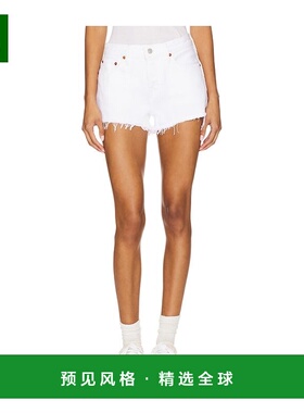 1h可退 香港直邮redone 女士 短裤 18404WTHSHOR white白色 舒适