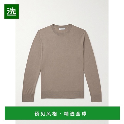 香港直邮1h可退 Gabriela Hearst 男士 Palco 修身美利奴羊毛毛衣