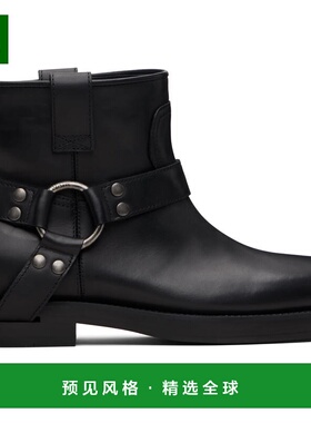 1h可退 香港直邮Balmain 巴尔曼 男士 黑色 Calfskin Leather Bik