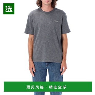 香港直邮A.P.C. 恤 男士 H26391COHBQ 植绒徽标圆领 1h可退