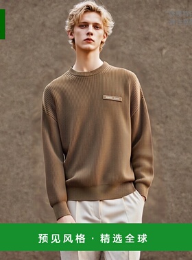 香港直邮Marine Serre 长袖毛衣 UTK003ACKNI0525