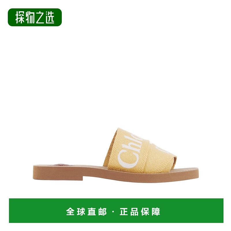 香港直邮Chloe 方头平底拖鞋 C23U188EF