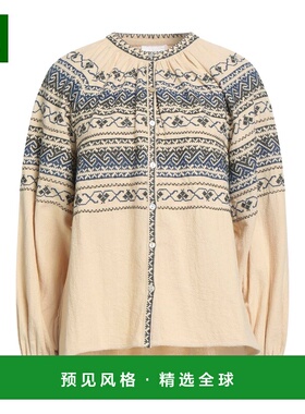 1h可退 香港直邮ANTIK BATIK 女士 Blouses 花纹衬衫 beige米色