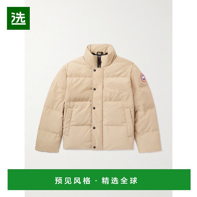 1h可退 香港直邮Canada Goose 加拿大鹅 男士 Bayview Logo-Appli