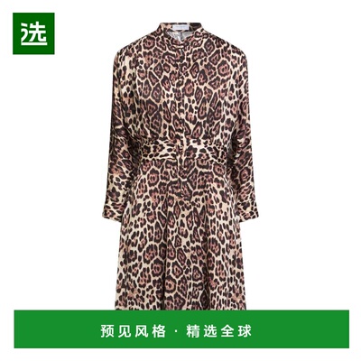 1h可退 香港直邮EQUIPMENT 女士 短款连衣裙 brown棕色 舒适时尚