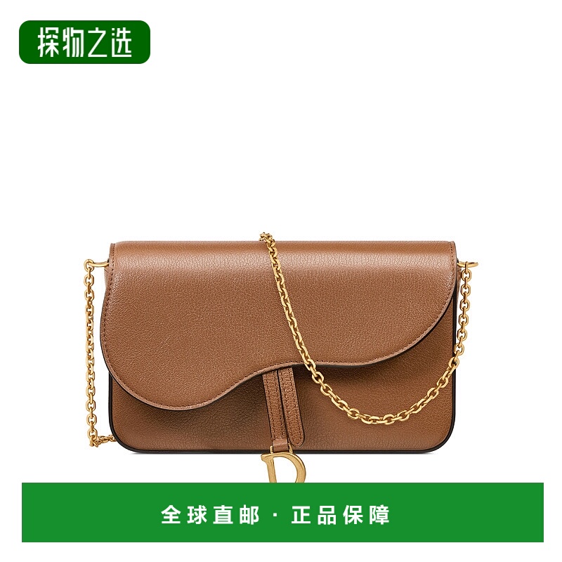 欧洲直邮DIOR (2025) 马鞍形中号链条手拿包迪奥