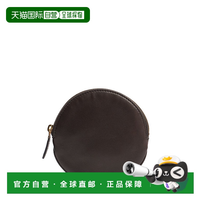 1h可退 香港直邮The Row 女士 圆形纳帕皮手拿包 brown棕色 舒适