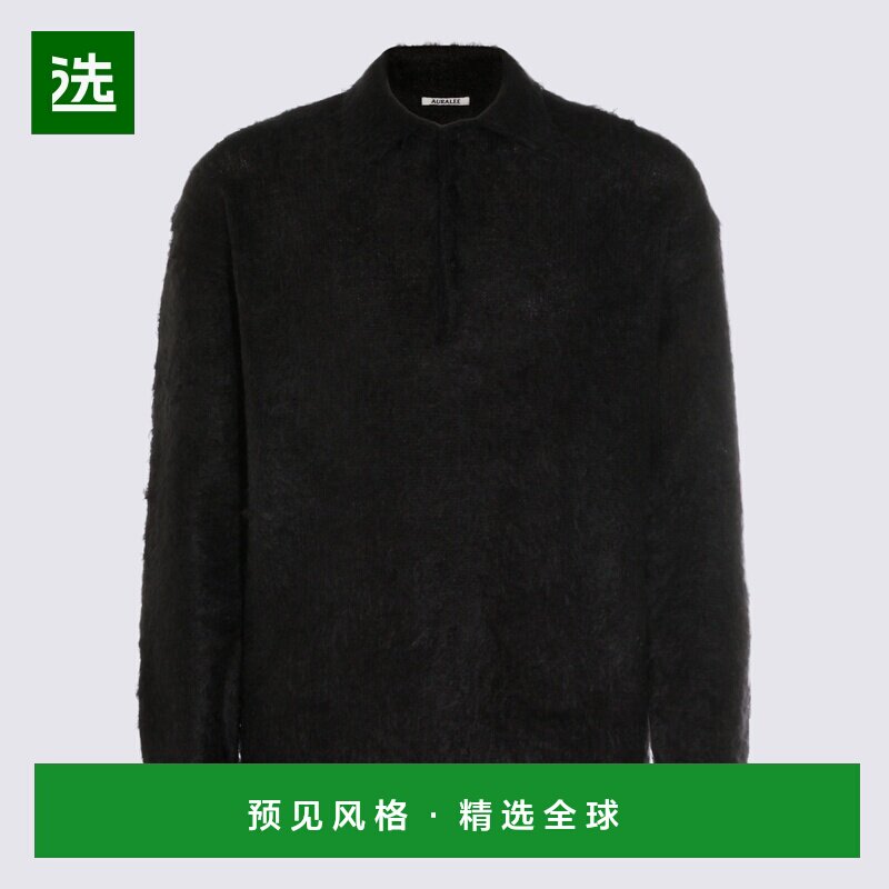 香港直邮AURALEE 男士针织衫 A25AP01KMINKBLACK AW2025 花色毛衣