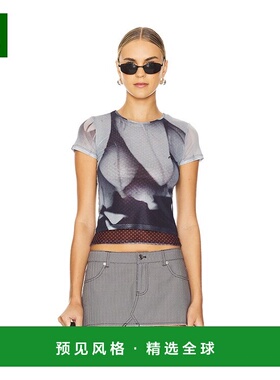 1h可退 香港直邮Miaou 女士 迷你T恤 7184PM2FTR 舒适时尚