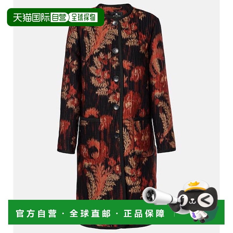 1h可退 香港直邮Etro 艾特罗 女士 花朵大衣 colorful花色 舒适时