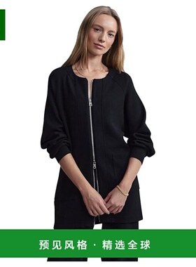 1h可退 香港直邮VARLEY 女士 Augusta 长拉链夹克 black黑色 舒适