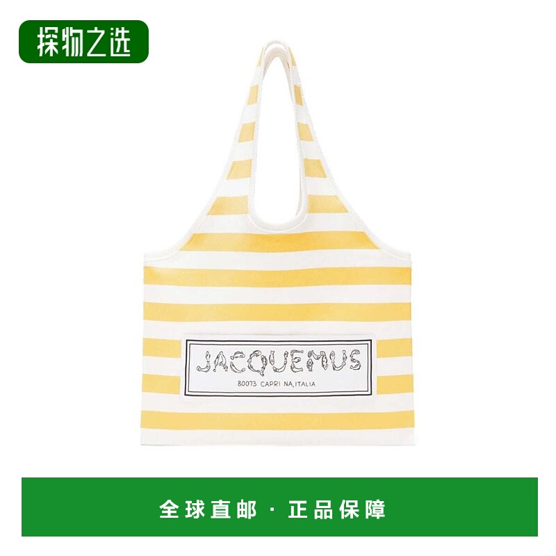 香港直邮Jacquemus Le Tote logo印花手提包 243BA376-2422