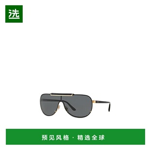 香港直邮Versace 2140SOLE100287范思哲 黑色飞行员太阳镜