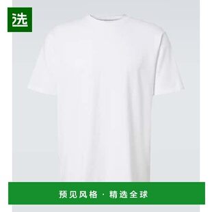 1h可退 香港直邮AURALEE 男士 棉质针织T恤 white白色 舒适时尚