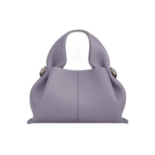 欧洲直邮POLENE 23新款 Numéro Neuf女士迷你藕荷色小牛皮手