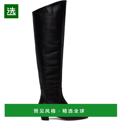 1h可退 香港直邮aeyde 女士 黑色 Yonda 高筒靴 A11KB06290020012