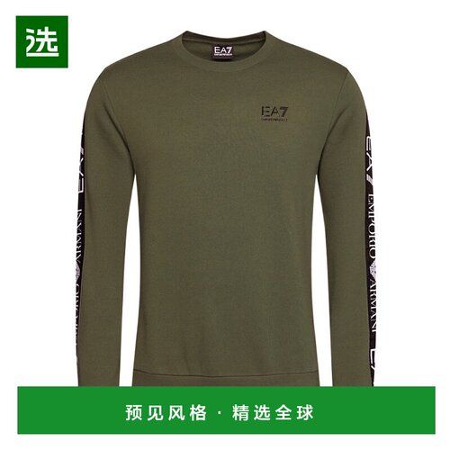 香港直邮EA7 Emporio Armani 徽标长袖卫衣 6HPM11PJ07Z1867男装