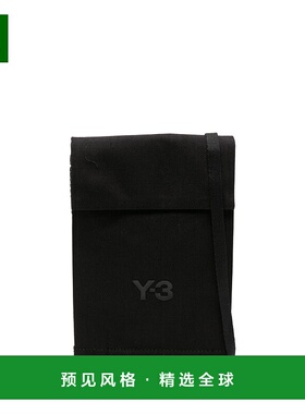 1h可退 香港直邮Y-3 男士 黑色再生聚酯钱包 JZ8062 black黑色 舒