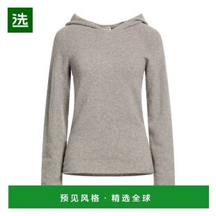 1h可退 香港直邮Baserange 女士 羊绒混纺毛衣 grey灰色 舒适时尚