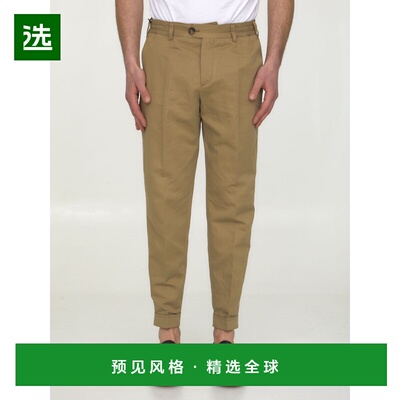 1h可退 香港直邮pt01 男士 棉质亚麻裤子 CORTRBB30REWBP65