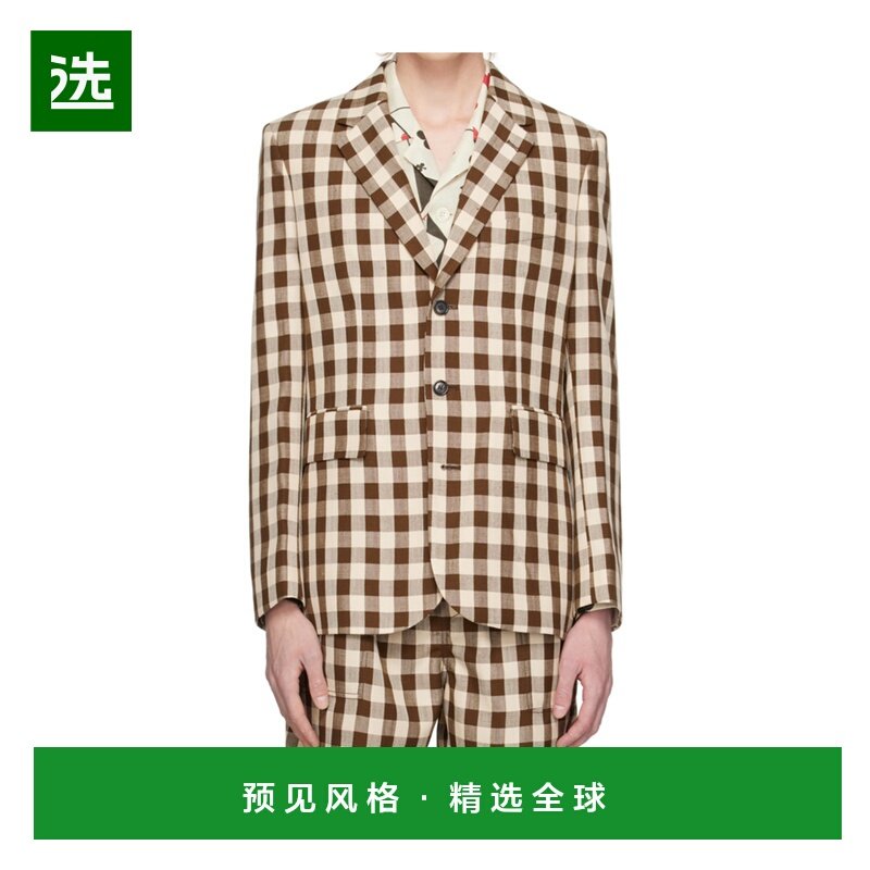 香港直邮BODE 男士夹克 MRS24SJ007BRWHT AW2024 花色 Gilbert Ch,男装,夹克,淘宝优惠券,粉丝福利购,淘宝优惠卷