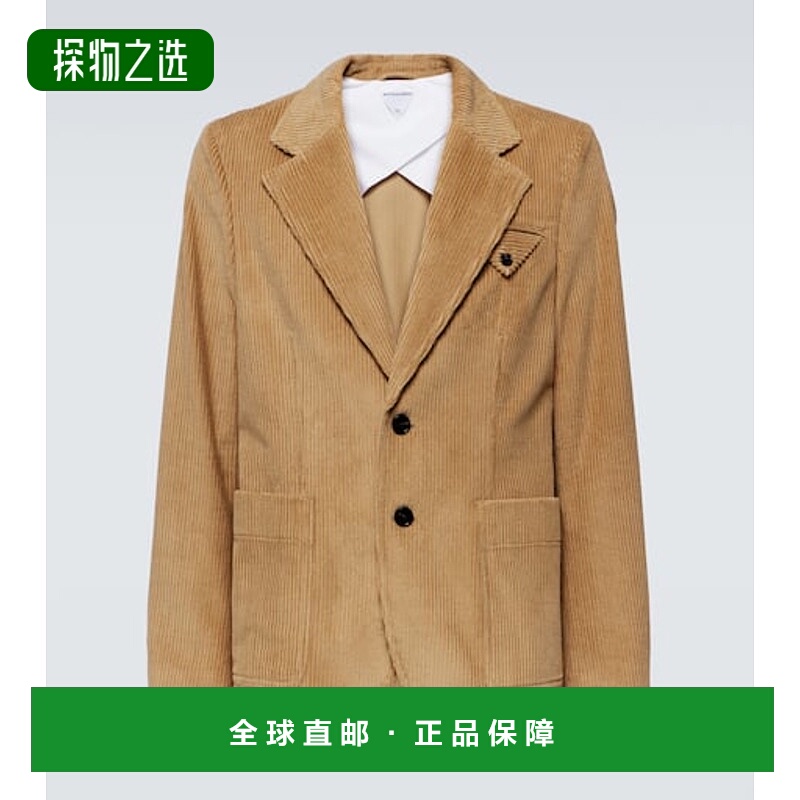 1h可退 香港直邮Bottega Veneta 葆蝶家 男士 棉质灯芯绒夹克