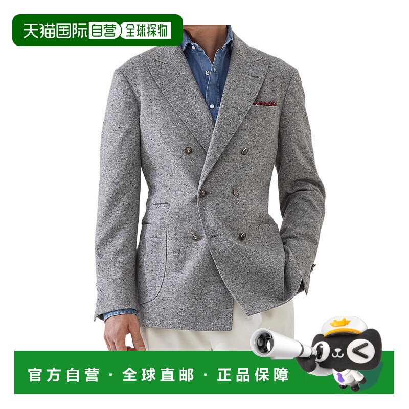 香港直邮Brunello Cucinelli 长袖羊绒羊毛西装外套 MV4187BBD2