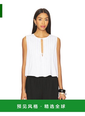 1h可退 香港直邮Weworewhat 女士 前襟绑带喇叭型上衣 WWT23801