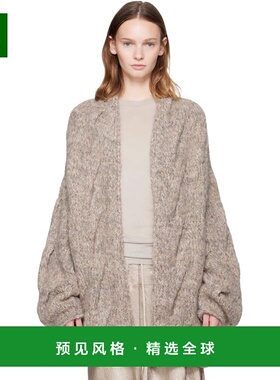 1h可退 香港直邮Lauren Manoogian 女士 灰色开衫 AW25C2494Y302