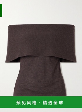 1h可退 香港直邮Arch4 女士 Monroe 露肩有机羊绒上衣 KNJP2618MO