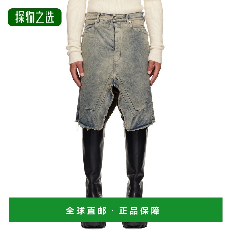 香港直邮rick owens 瑞克·欧文斯 男士 蓝色 Concordians Sliver