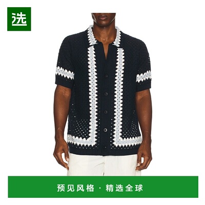 香港直邮Frescobol Carioca 男士 Marques 钩花针织开衫衬衫 2715