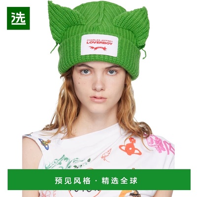 1h可退 香港直邮Charles Jeffrey Loverboy 女士 绿色 Chunky Ear