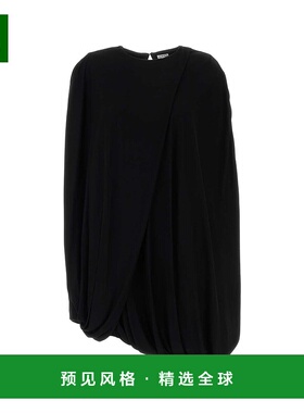 香港直邮LOEWE 罗意威 女士 黑色针织连衣裙短款连衣裙 S540Y09XT