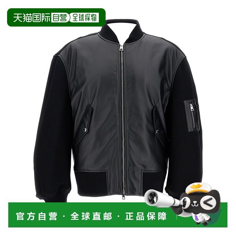 香港直邮Givenchy 长袖皮夹克 BM01DF4YND