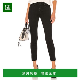 1h可退 香港直邮mother 女士 Pixie 及踝磨损牛仔裤 10101180